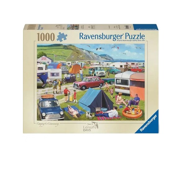 Ravensburger Pussel 1000 bitar, camping & caravanning
