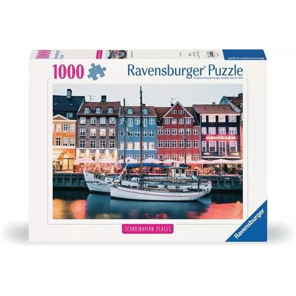 Ravensburger Pussel 1000 bitar, Scandinavian Copenhagen Denmark