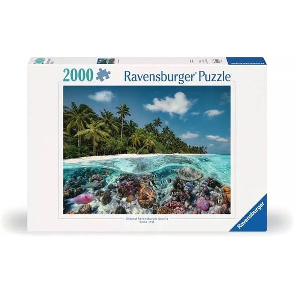 Ravensburger Pussel 2000 bitar, a dive in the Maldives