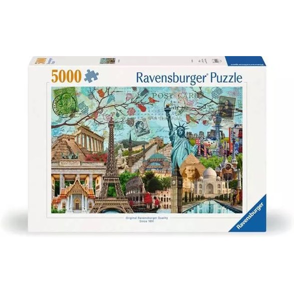 Ravensburger Pussel 5000 bitar, big city collage
