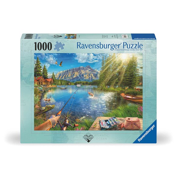 Ravensburger Pussel 1000 bitar, Life at the lake