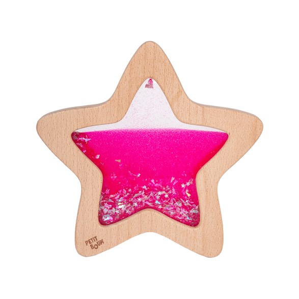 Petit Boum Sensory stjärna, rosa