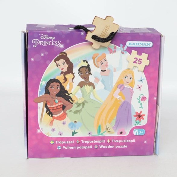 Kärnan Träpussel 25 bitar, Disneyprinsessor