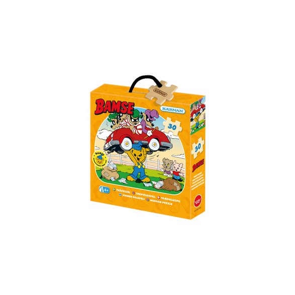 Kärnan Träpussel 30 bitar, Bamse