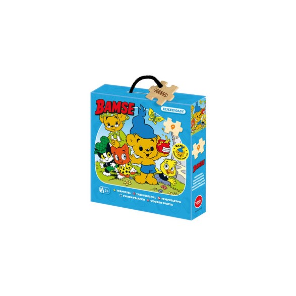 Kärnan Träpussel 9 bitar, när Bamse var liten