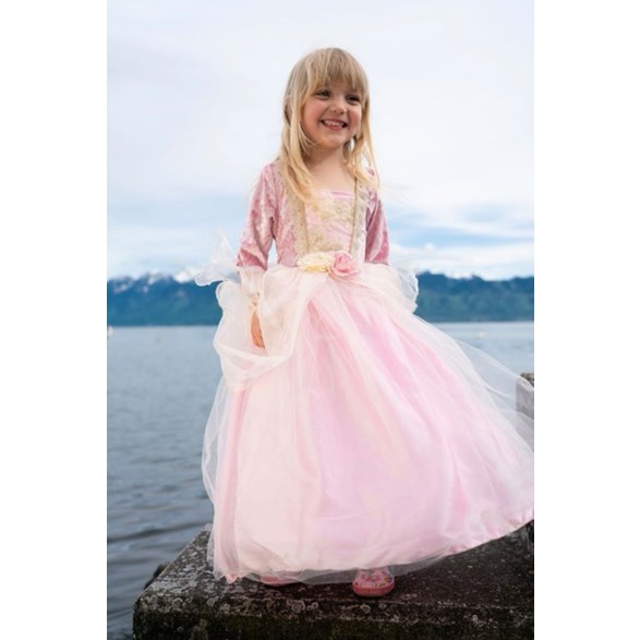 Great Pretenders Pink rose prinsessklänning, 3-4 år