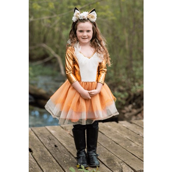 Great Pretenders Woodland fox dress, 3-4 år
