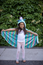 Great Pretenders Unicorn dragon vändbar cape blue, 5-6 år