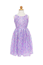 Great Pretenders Party purple sequins dress 5-6 år