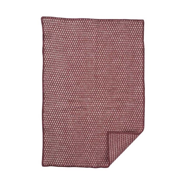 Klippan ullfilt Knut, rose brown