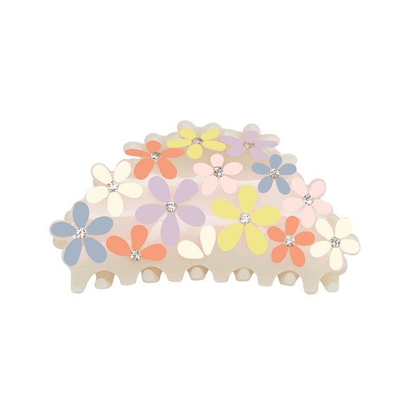 Mimi & Lula Claw Clip - Flower Peaches and Cream