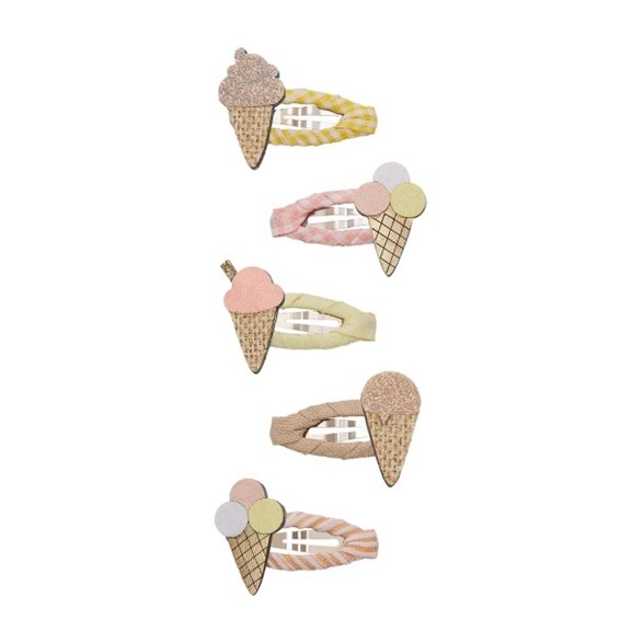 Mimi & Lula 5 Clic Clacs - Mini Ice Cream Peaches and Cream