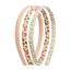 Mimi & Lula 3 Alice bands - tulip floral spring on the farm