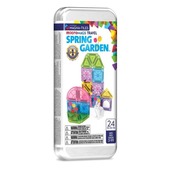 MagnaTiles Spring garden travel set, 24 pcs