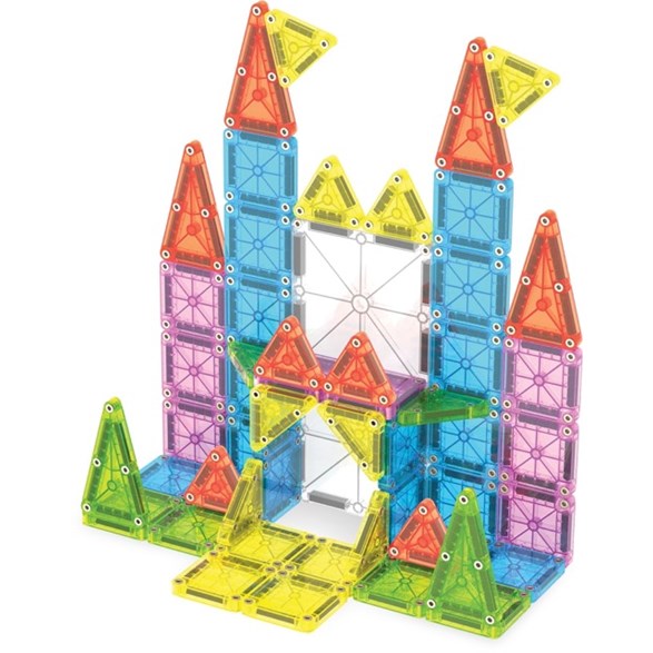 MagnaTiles Deluxe travel set, 55 pcs