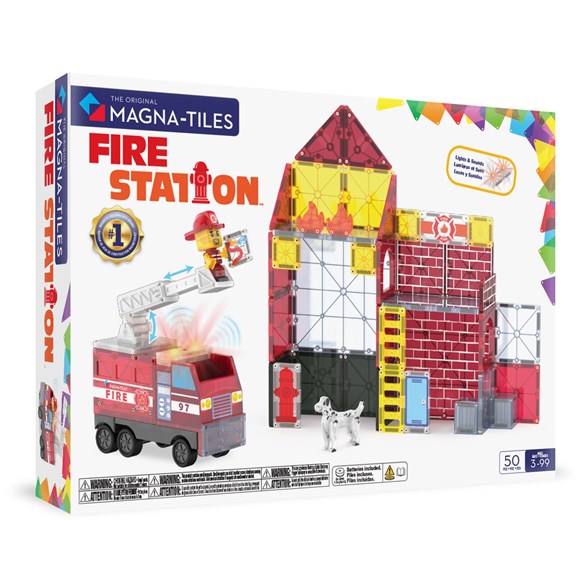 MagnaTiles Magna-Tiles fire station, 50 pcs