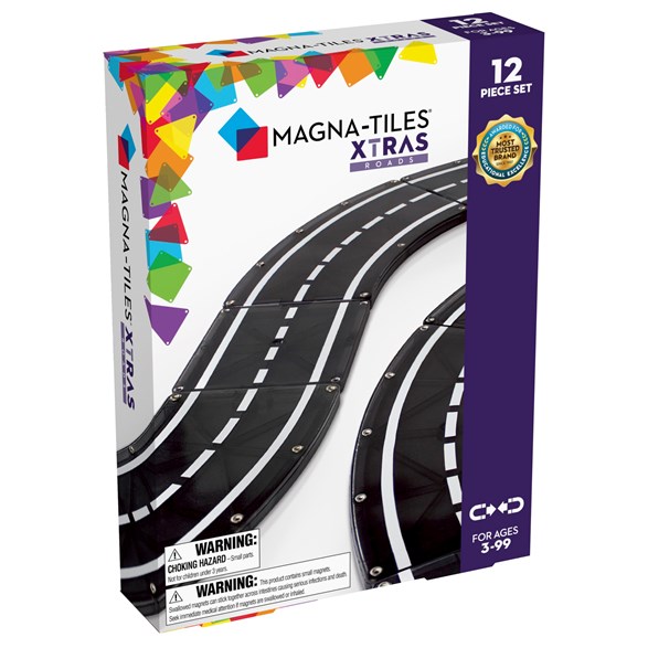 MagnaTiles Magna-Tiles roads, 12 pcs