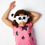 Puckator Relaxeazzz panda rund resekudde & ögonmask