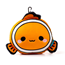 Puckator Relaxeazzz Finley the clown fish rund resekudde & ögonmask