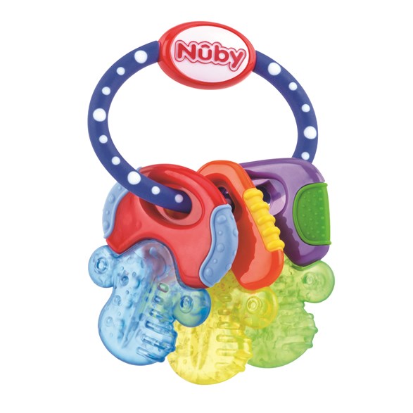 Nuby Teether IcyBite Key blå