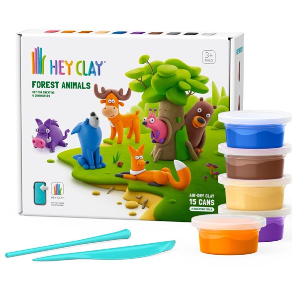 Hey clay Forest animals