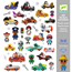 Djeco Stickers, crazy motors