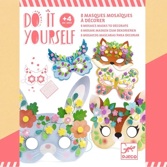 Djeco DIY, forest friends masks