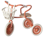 Maileg Tricycle basket, mouse