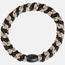 Kknekki hårsnodd beige black stripe