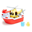 Green Toys rescue boat & helicopter
