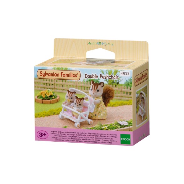 Sylvanian families Double Pushchair