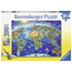 Ravensburger Pussel 200 bitar, world landmarks map