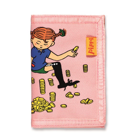 Pippi Långstrump Pippi plånbok, rosa