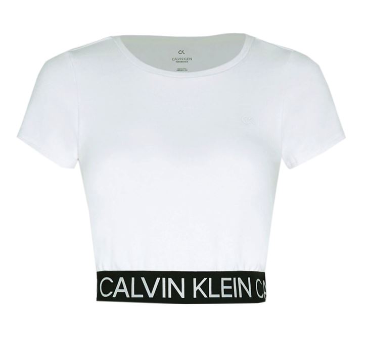 Calvin Klein Cropped Gym T-shirt Dam