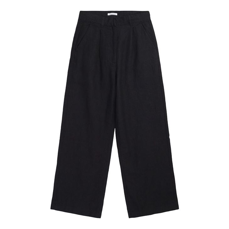 Knowledge Cotton Loose Natural Linen Pants Dam