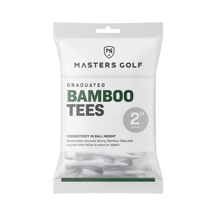 Masters Golf Bamboo Graduated Tees 51mm