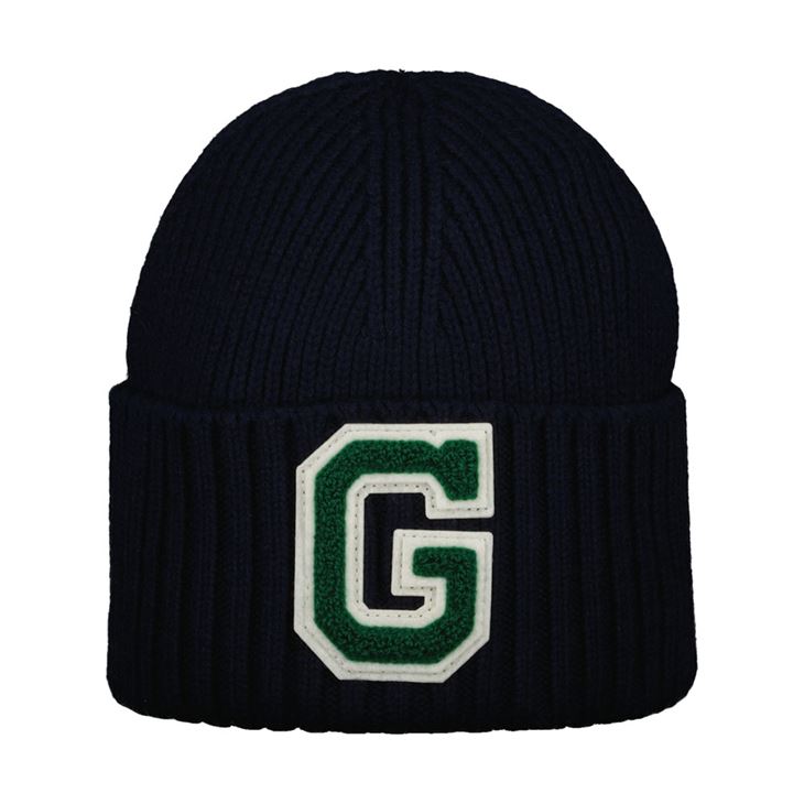 GANT G Badge Rib Knit Beanie Junior
