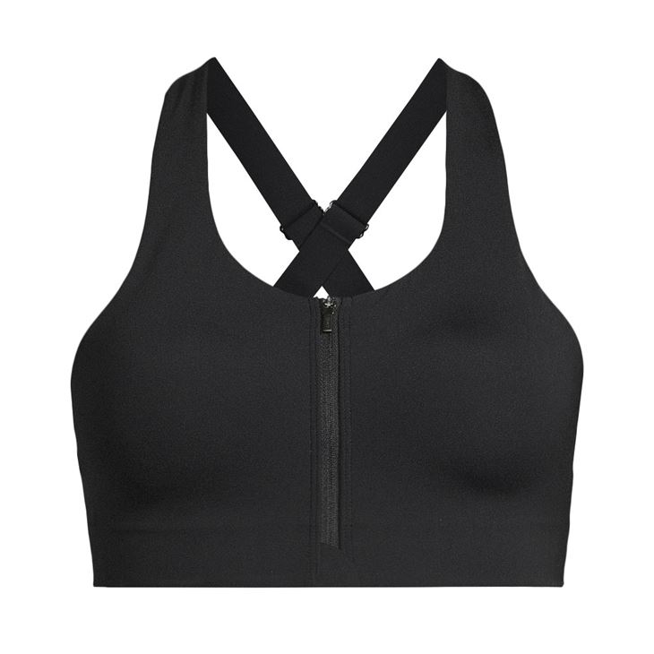 Casall Impact Zip Sports Bra Dam
