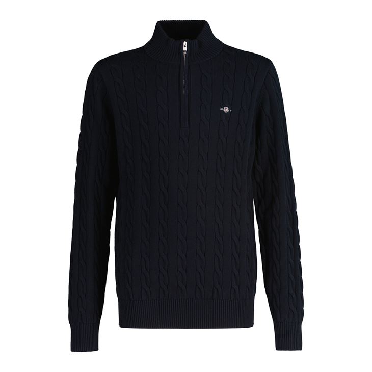 GANT Cotton Cable Half Zip