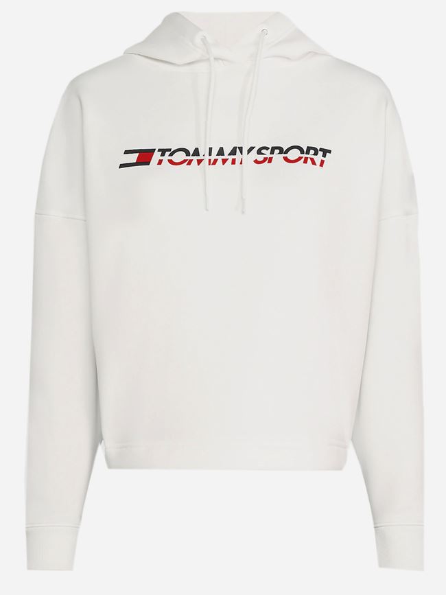 Tommy Hilfiger Cropped Logo Hoody Dam