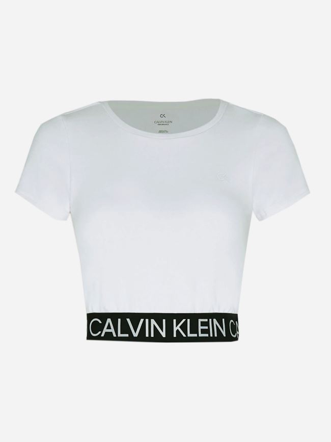 Calvin Klein Cropped Gym T-shirt Dam