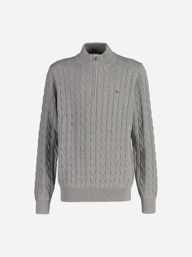 GANT Cotton Cable Half Zip