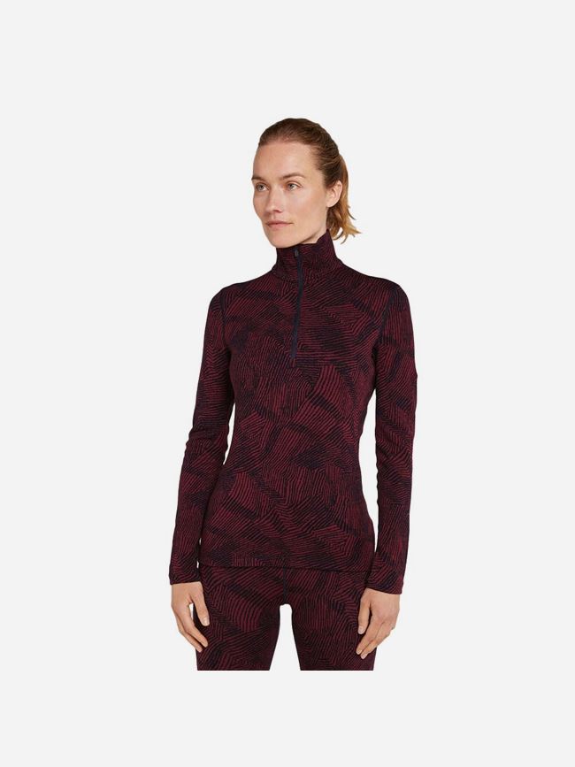 Icebreaker Merino 260 Vertex LS Half Zip Frozen Forms Dam