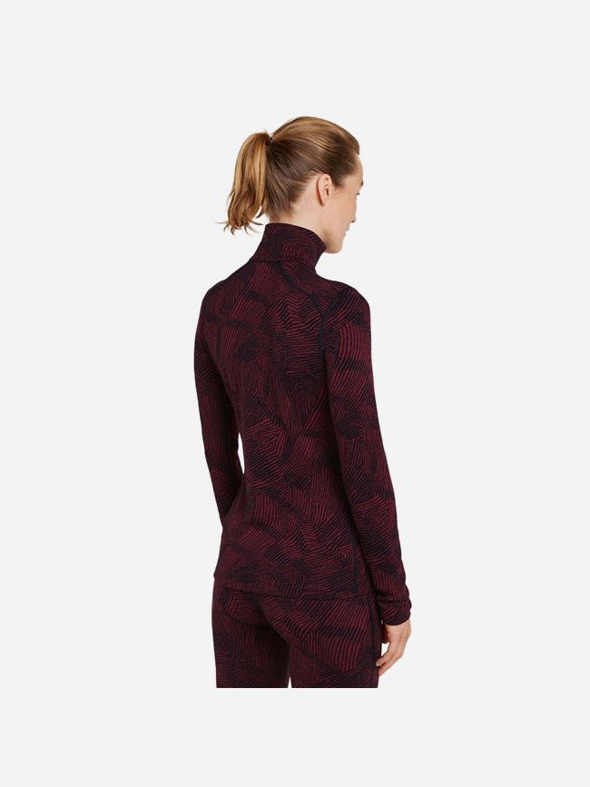 Icebreaker Merino 260 Vertex LS Half Zip Frozen Forms Dam