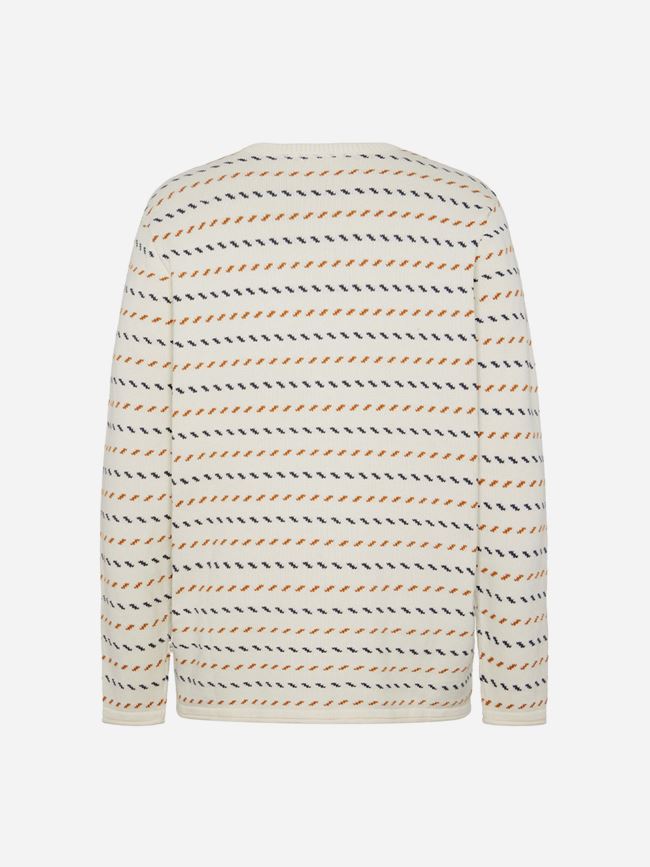 Knowledge Cotton Organic Cotton Jacquard Knit RWS herr