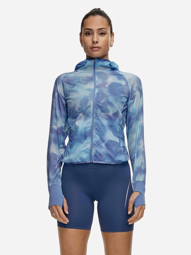Casall Breeze Printed Running Jacket Dam