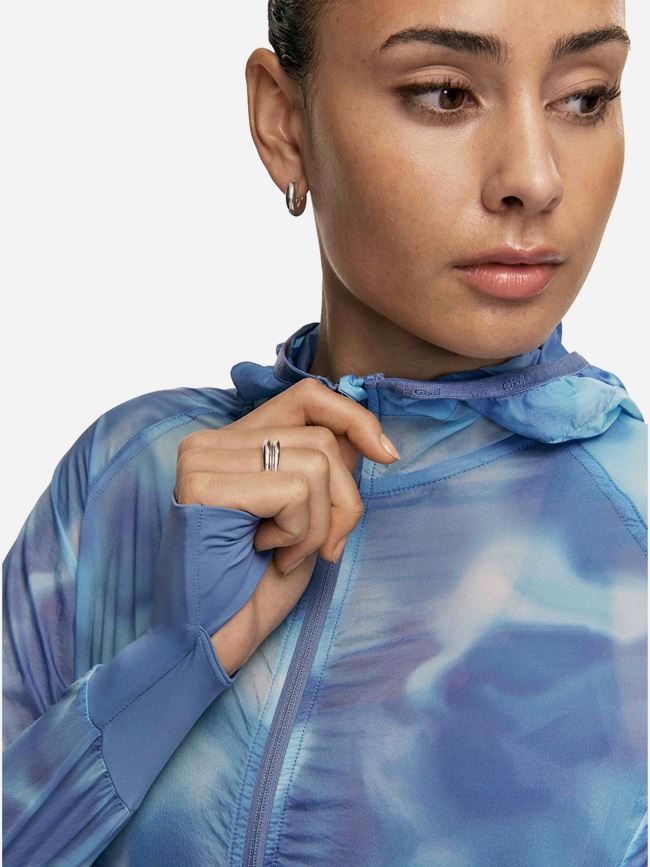 Casall Breeze Printed Running Jacket Dam