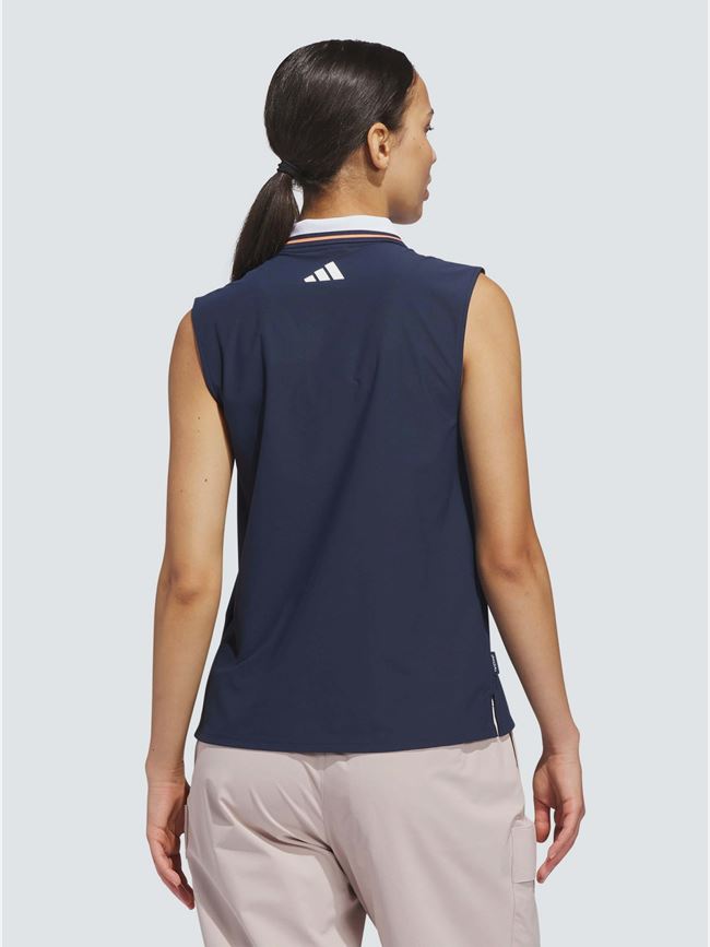 adidas Beyond The Course Twistknit Ärmlös Pikétröja Dam