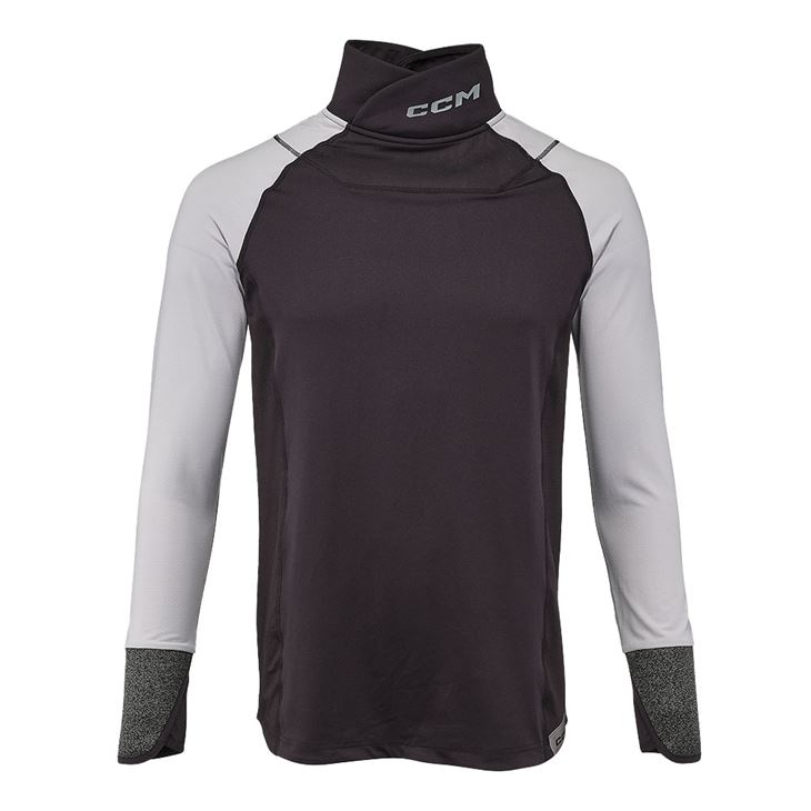 CCM Tacks Baselayer Neck Guard Shirt Senior
