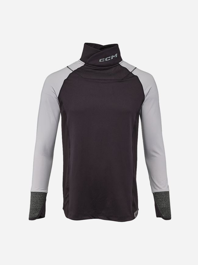 CCM Tacks Baselayer Neck Guard Shirt Senior